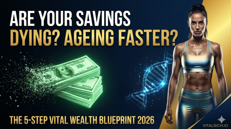 Why Your Savings Are Dying and Your Body is Aging: The 5-Step “Vital Wealth” Blueprint for 2026