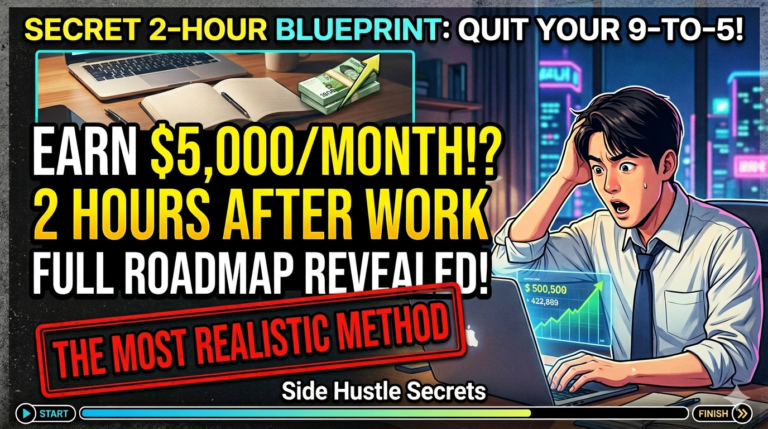 The 2-Hour Side Hustle: The Exact Blueprint to Build a $5,000/Month Stream After Your 9-to-5