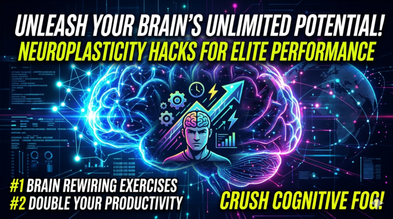 The Billionaire Brain Hack: Master Neuroplasticity to Double Your Productivity and Stop Cognitive Decline